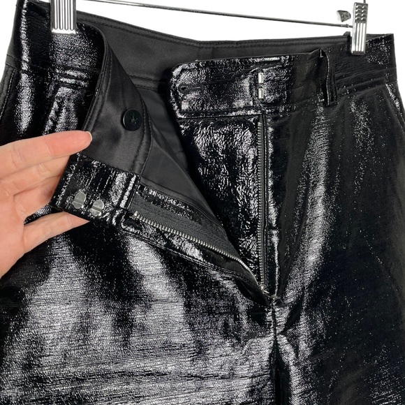 Aritzia | Babaton The New Command Pant in Black Gloss 6 - Picture 4 of 10